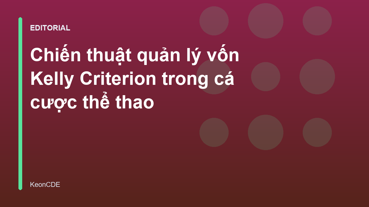 Biểu đồ minh họa quản lý vốn Kelly Criterion